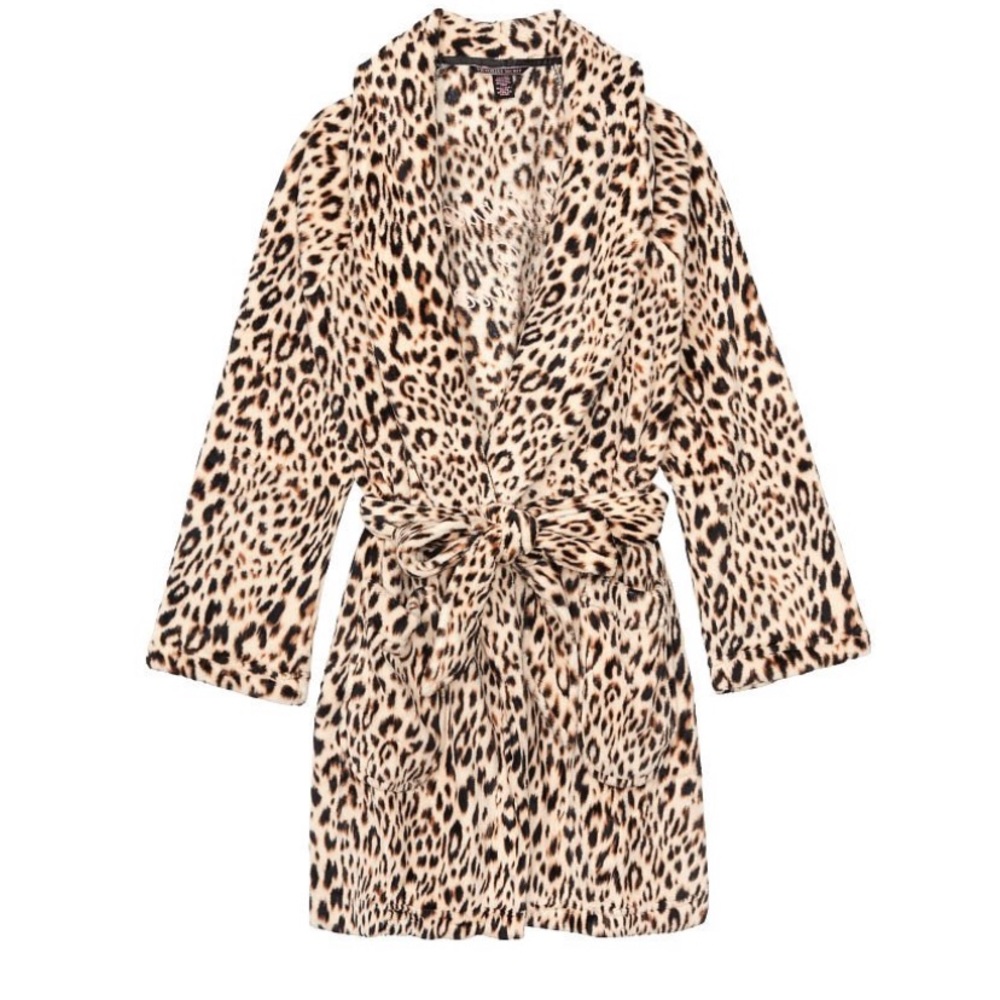 Victoria’s Secret: Animal Print Logo Robe